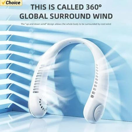 🌀 CoolNeck™ – Le ventilateur de cou sans pales qui vous garde au frais partout