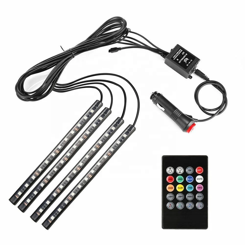 🚗 Bande LED Intérieure Voiture RGB 5050 -  (-40 % + Livraison gratuite à Conakry 🇬🇳)