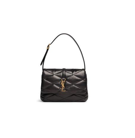 YVES SAINT LAURENT LE 57 Quilted Lambskin Leather Hobo Bag