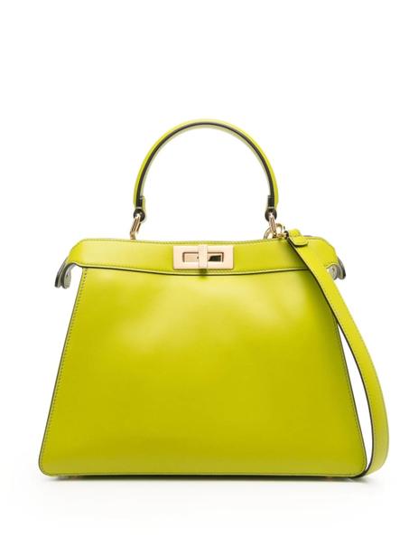 FENDI PEEKABOO LEATHER TOTE