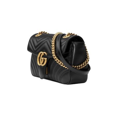 GUCCI MARMONT SMALL SHOULDER BLACK