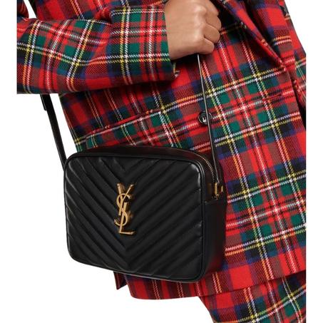 SAINT LAURENT LOU CAMERA LEATHER CROSSBODY BAG