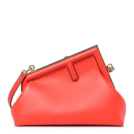 FENDI FIRST SMALL RED LEATHER