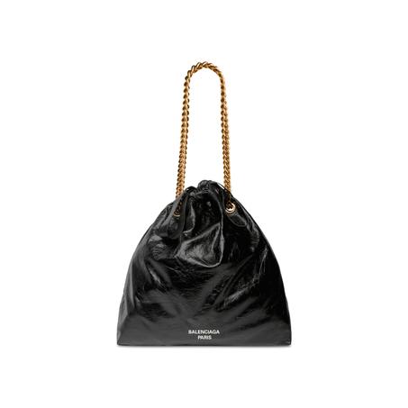 BALENCIAGA CRUSH MEDIUM TOTE BLACK