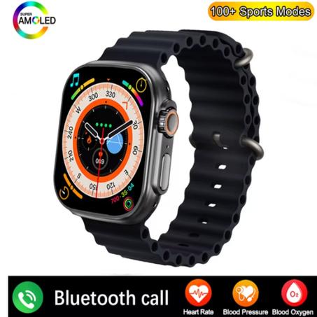 ساعة جديدة T900 U2 ساعة ذكية 49 ملم 2024 جديدة NFC للرجال والنساء