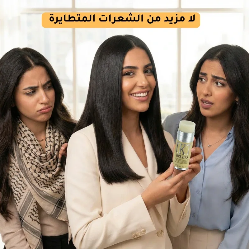 ستيك شمع طبيعي حل فوري للشعيرات المتطايرة بدون هيشان﻿