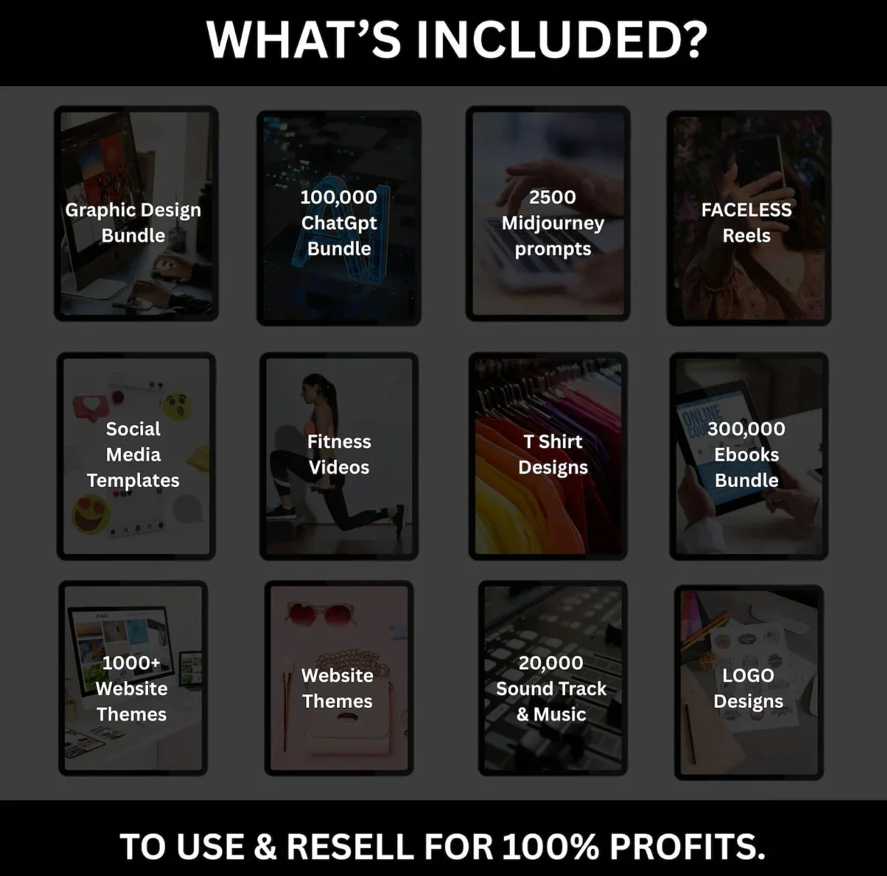 باقة رقمية متكاملة: +85 مليون منتج رقمي جاهز للتحميل والبيع – مع قوالب، Ebooks، Canva وملفات مونتاج احترافية