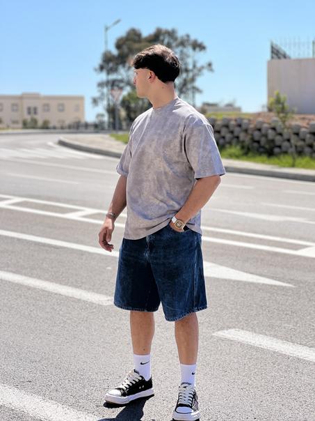 T-SHIRT Acid Oversize Gris