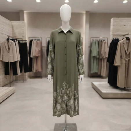 Robe vert