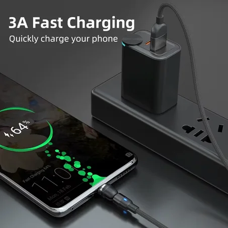 Câble magnétique - Charge intelligente, design premium