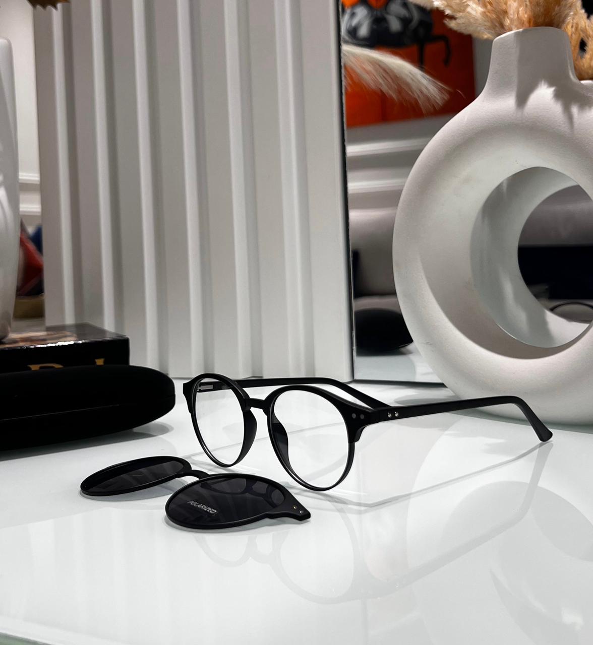 LUNETTES A CLIPS UNISEX NOIR