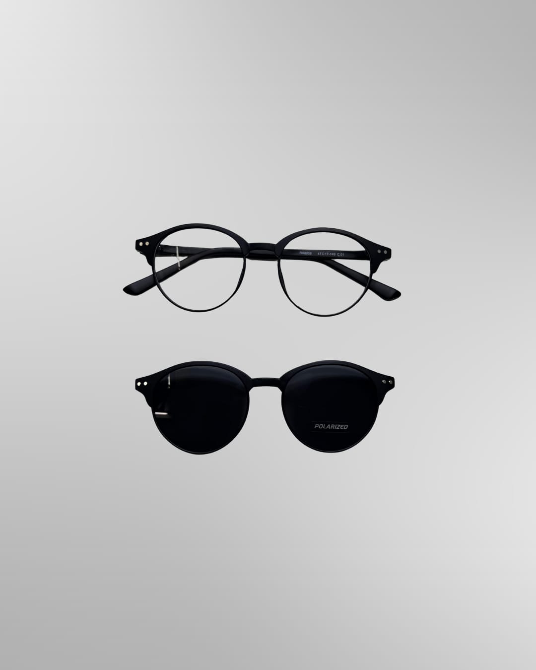 LUNETTES A CLIPS UNISEX NOIR