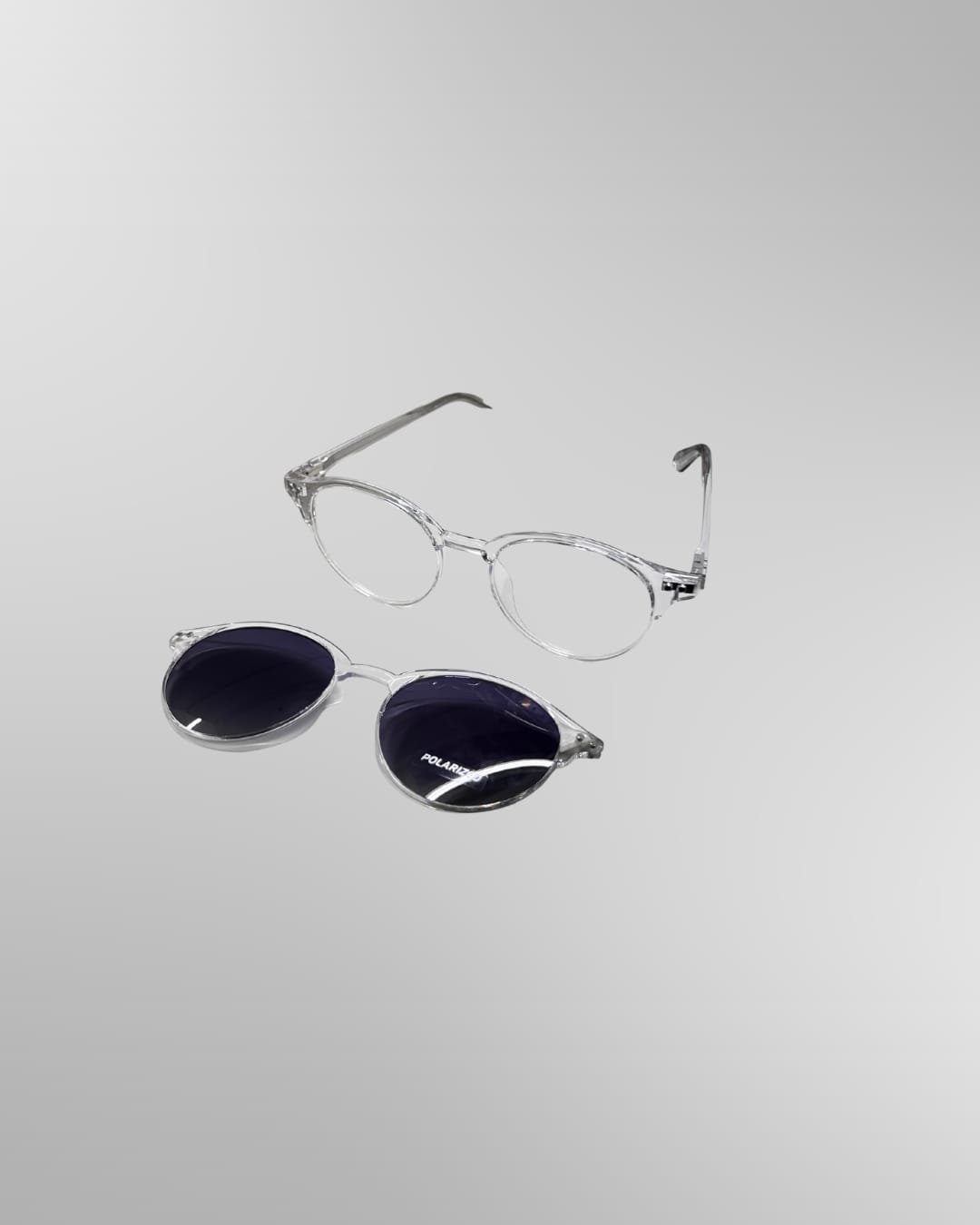 LUNETTES A CLIPS UNISEX TRANSPARENT