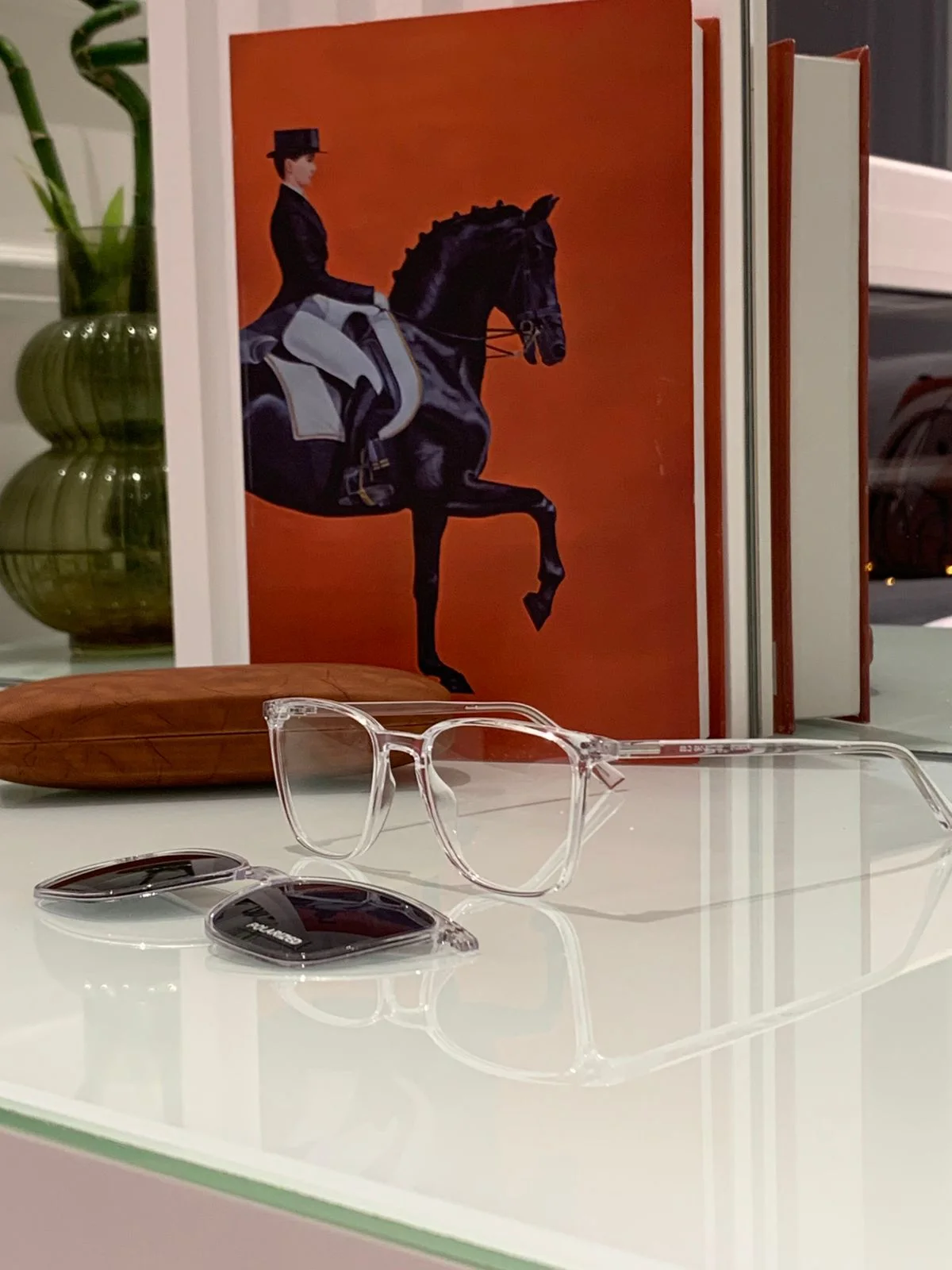 LUNETTES A CLIPS  TRANSPARENT