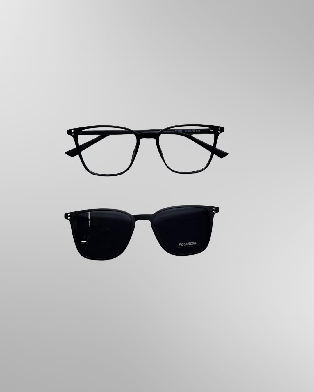 LUNETTES A CLIPS UNISEX NOIR