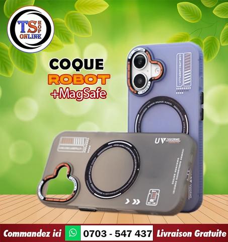 Pochette iphone 16 ROBOT UV avec Magsafe