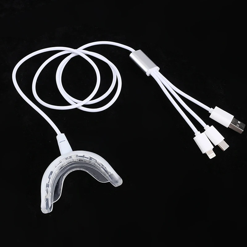 طقم تبييض أسنان قابل لإعادة الشحن 3 في 1