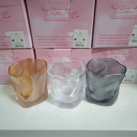 طقم كوب مصنفر و ملتوى