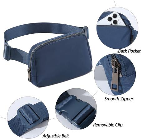 Mini sac banane avec sangle réglable pour la course à pied- pour homme et femme