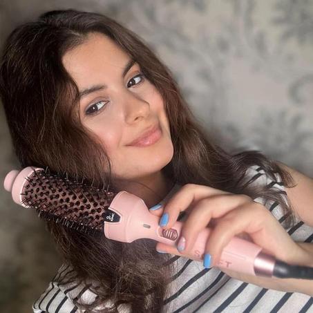 Sofft Pro Thermal Brush Set - Brushing Pro à la Maison - Thermal Brush Brosse Thermique de 38mm, Ionique Brosse Chauffante pour Créer des joli Brushing, Fonction Double Tension pour un Blowou