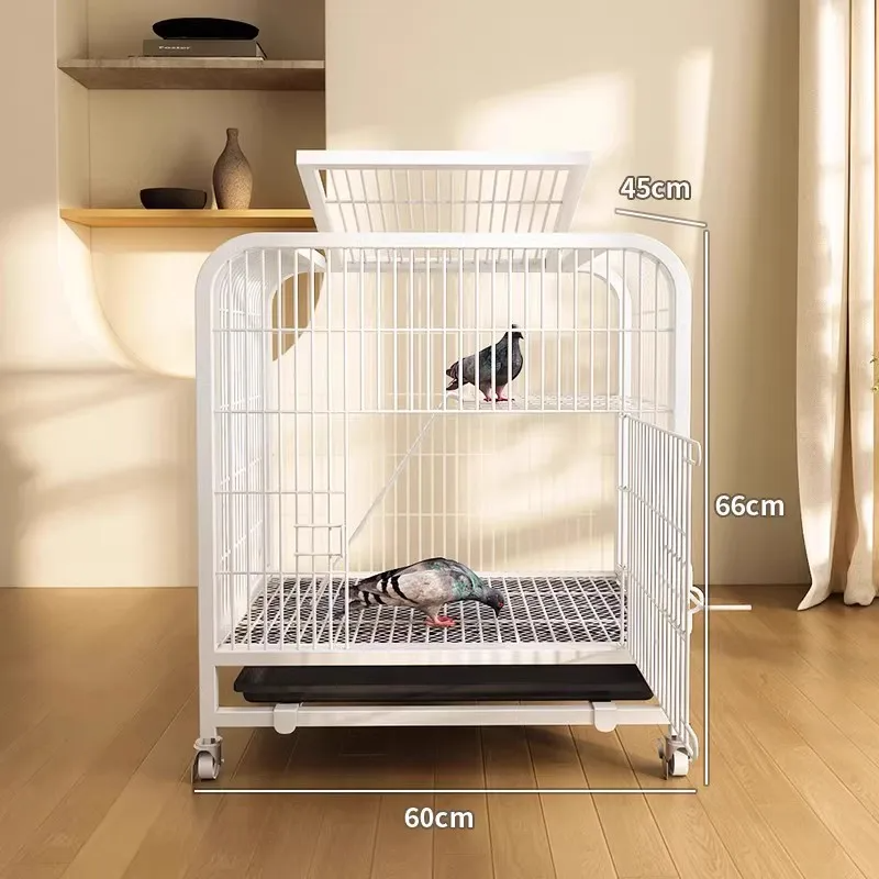 Luxury Large Bird Cage Villa, Parakeet Breeding Pet House, Multi-Functional Indoor Bird Nest, Home Use Decorative Pet Habitat