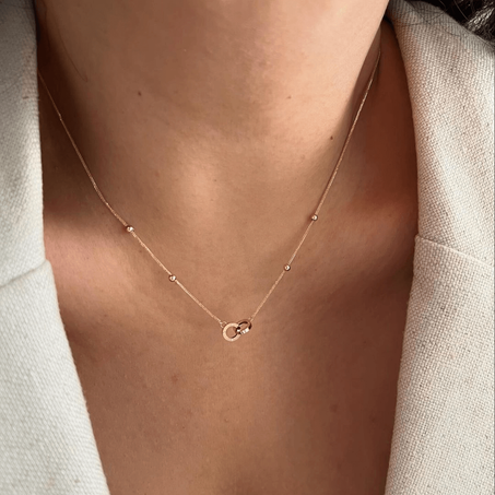 Collection Harmonie Dorée ( Chaine + Bracelet )