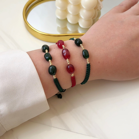 Collection Opale - Cordons Uniques en Or 18K