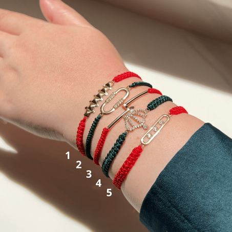 Collection Royale - 5 Cordon Uniques en Or 18K