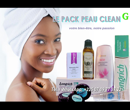Le pack peau clean G