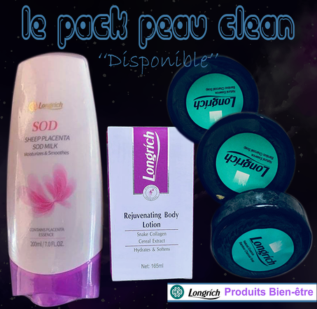 Le pack peau clean