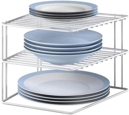 Range-assiettes métallique