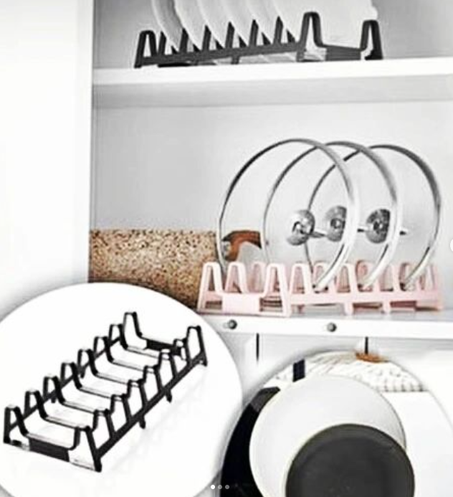 Lot de 3 rangements pour couvercles ou assiettes