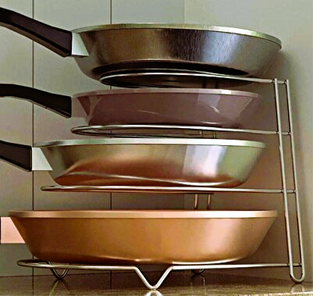 Range-poêles métallique