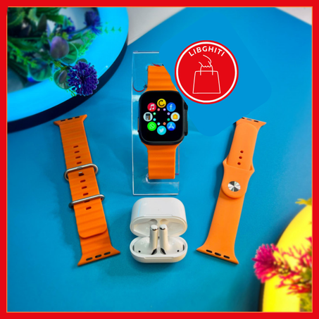 Smart Watch Ultra 8 + Airpods