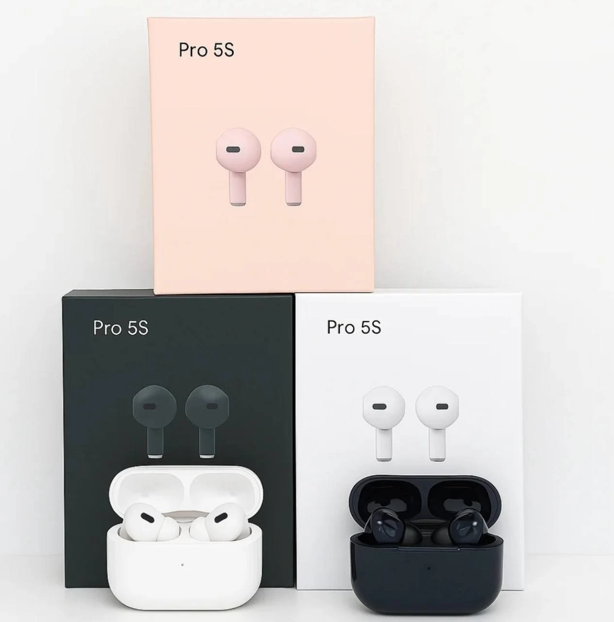 سماعات Pro 5S اللاسلكية – رفيقك الذكي في كل مكان