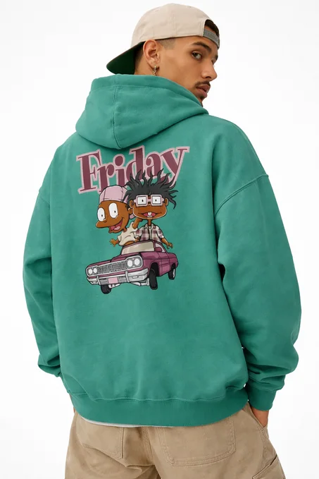 Sweat à capuche oversize premium