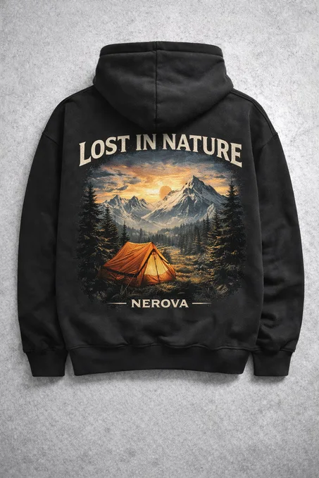 NEROVA Lost In Nature Hoodie – Mountain Camping Style
