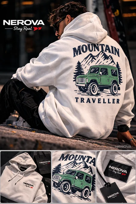 Sweat à capuche oversize premium