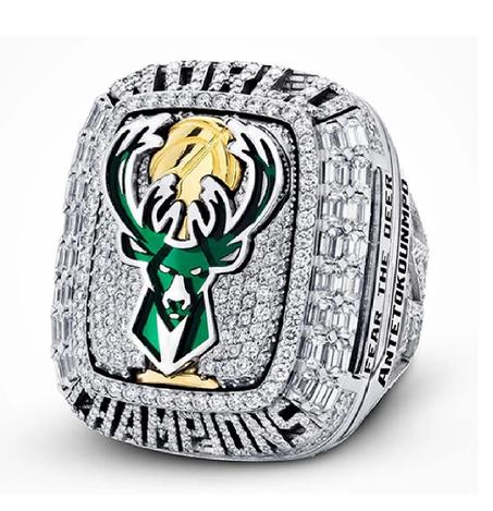 2021 Milwaukee Bucks NBA championship Ring Basketball