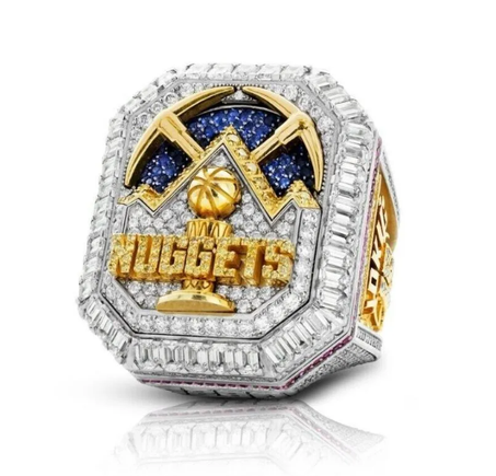 2023 Denver Nuggets NBA Championship Ring Basketball