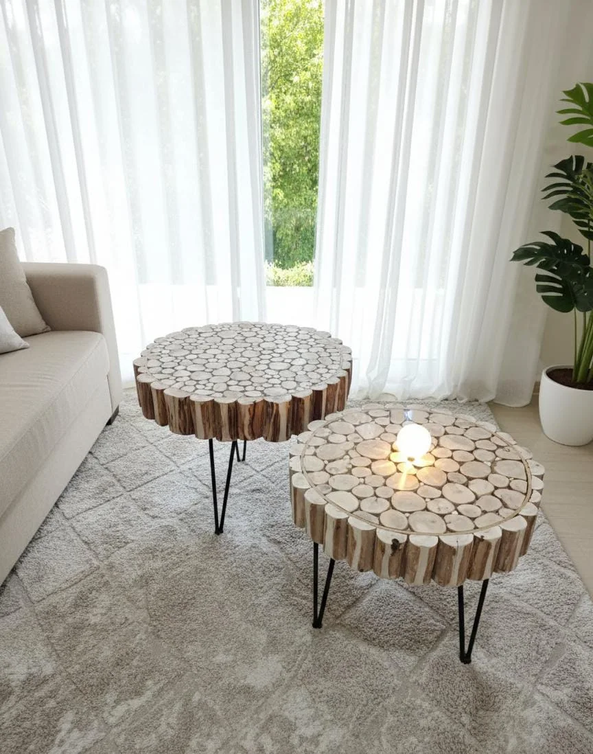 Tables d'appoint rondes