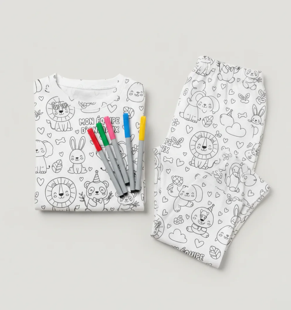 بيجاما التلوين الفنان الصغير