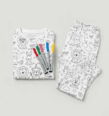 بيجاما التلوين الفنان الصغير