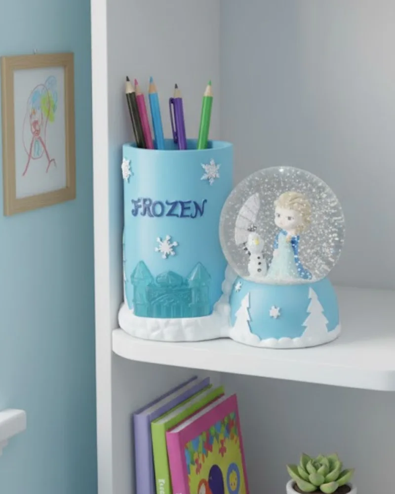 مقلمة مكتب مضيئة - كرة ثلجية