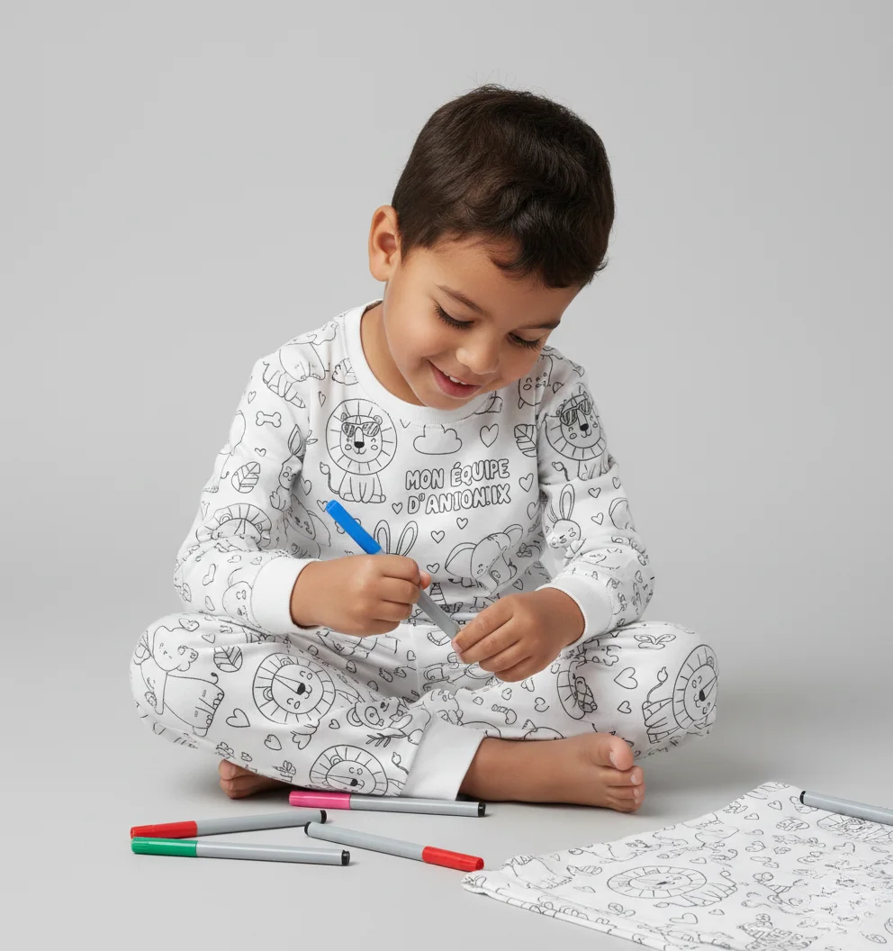 بيجاما التلوين الفنان الصغير
