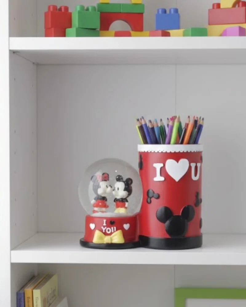 مقلمة مكتب مضيئة - كرة ثلجية