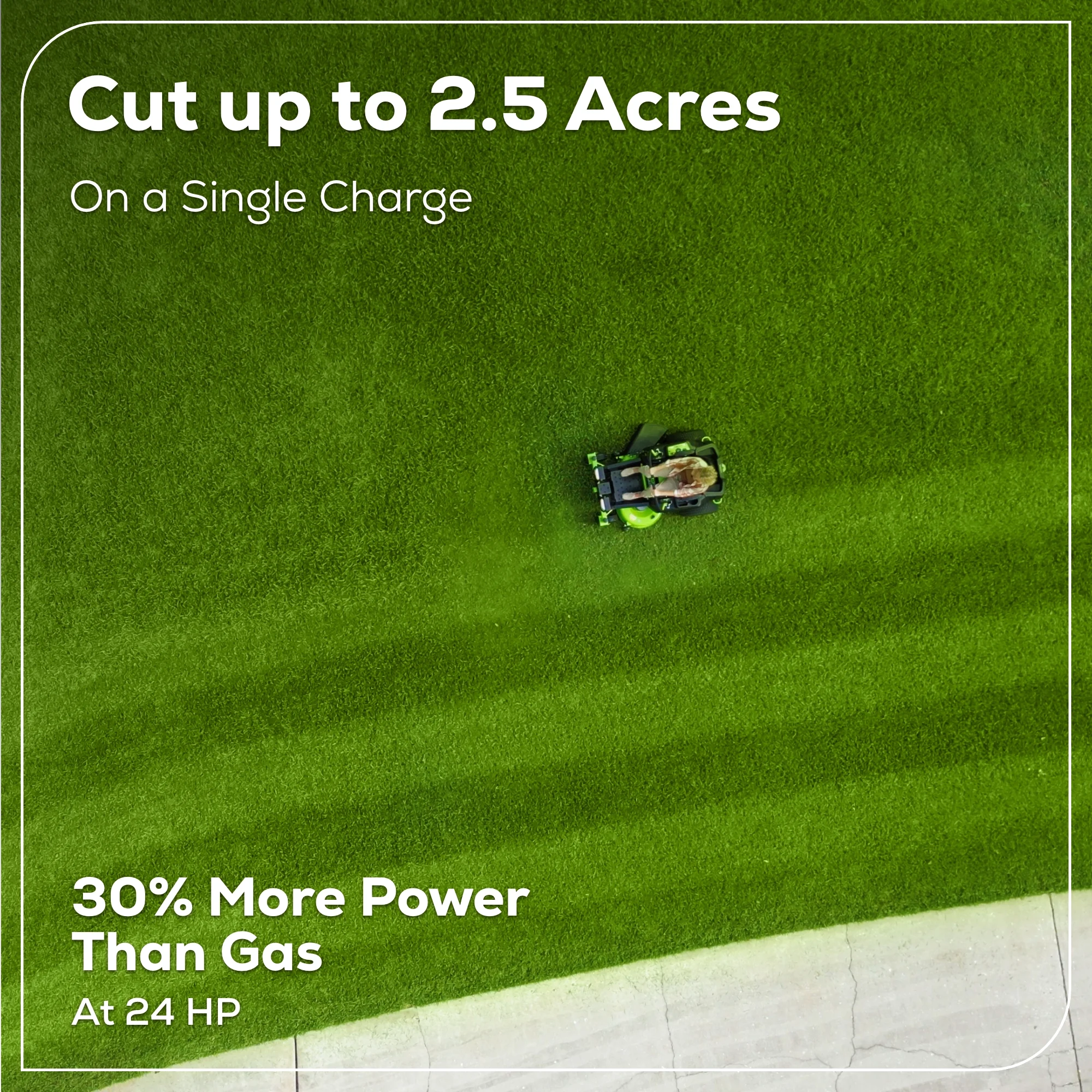 Greenworks Pro 60V 42-Inch CrossoverZ Zero Turn Mower