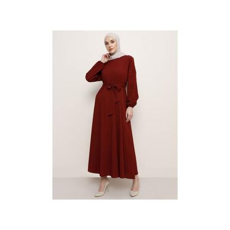 Robe Bordeaux Col rond Tavin