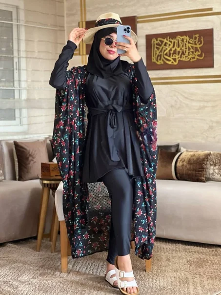 بوركيني المحجبات مكون من 5 قطع
