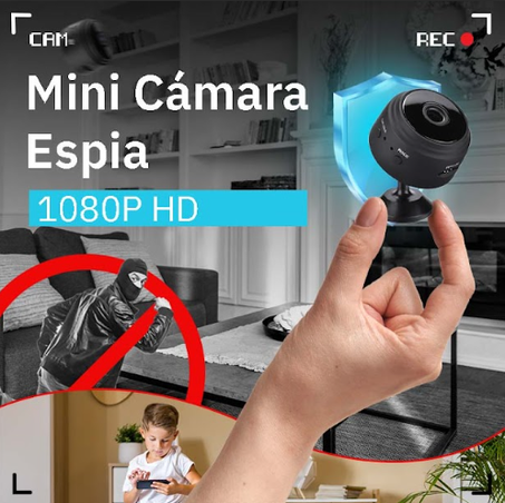 Mini cámara de seguridad con visión nocturna en alta definición